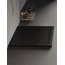 New Trendy Mild Stone Brodzik prostokątny 100x80 cm czarny B-0591 - zdjęcie 2