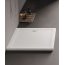 New Trendy Mild Stone Brodzik prostokątny 110x80 cm biały B-0550 - zdjęcie 2