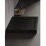 New Trendy Mild Stone Brodzik prostokątny 90x80 cm czarny B-0569 - zdjęcie 2