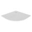 New Trendy Mori Brodzik półokrągły 90x90 cm biały B-0451 - zdjęcie 1
