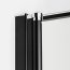 New Trendy Negra Drzwi wnękowe 80x195 cm z powłoką Active Shield, profile czarne szkło przezroczyste EXK-1193 - zdjęcie 2