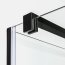 New Trendy Negra Drzwi wnękowe 90x195 cm z powłoką Active Shield, profile czarne szkło przezroczyste EXK-1128 - zdjęcie 5