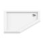 New Trendy New Azura Brodzik pięciokątny 90x90 cm biały B-0365 - zdjęcie 1