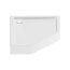 New Trendy New Azura Brodzik pięciokątny 100x80x15 cm lewy biały B-0416 - zdjęcie 1