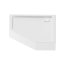 New Trendy New Azura Brodzik pięciokątny 100x80x15 cm prawy biały B-0417 - zdjęcie 1