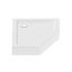 New Trendy New Azura Brodzik pięciokątny 80x80x15 cm biały B-0414 - zdjęcie 1