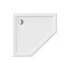 New Trendy New Azura Brodzik pięciokątny 80x80x15 cm biały B-0414 - zdjęcie 2