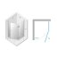 New Trendy New Azura Kabina prysznicowa pięciokątna 100x80x195 cm prawa, profile chrom szkło przezroczyste Active Shield K-0562 - zdjęcie 2