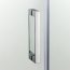 New Trendy New Komfort Kabina prysznicowa półokrągła 100x80x195 cm z powłoką Active Shield, profile chrom szkło przezroczyste K-0439 - zdjęcie 6