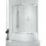 New Trendy New Maxima Kabina prysznicowa półokrągła 120x85x165 cm z powłoką Active Shield, profile chrom szkło grafit K-0297 - zdjęcie 1