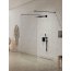 New Trendy New Modus Black Kabina prysznicowa Walk-in 100x200 cm z powłoką Active Shield profile czarne szkło przezroczyste EXK-0083 - zdjęcie 1