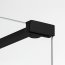 New Trendy New Modus Black Kabina prysznicowa Walk-in 100x200 cm z powłoką Active Shield profile czarne szkło przezroczyste EXK-0083 - zdjęcie 2