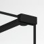 New Trendy New Modus Black Kabina prysznicowa Walk-in 120x100x200 cm z powłoką Active Shield profile czarne szkło przezroczyste EXK-0278 - zdjęcie 4