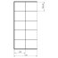 New Trendy New Modus Black Kabina prysznicowa Walk-in 130x200 cm z powłoką Active Shield profile czarne szkło przezroczyste EXK-0247 - zdjęcie 8