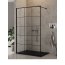 New Trendy New Modus Black Kabina prysznicowa Walk-in 80x200 cm z powłoką Active Shield, profile czarne, szkło przezroczyste EXK-0245 - zdjęcie 1