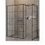 New Trendy New Modus Black Ścianka prysznicowa do kabiny Walk-in 100x200 cm z powłoką Active Shield profile czarne szkło przezroczyste EXK-0273 - zdjęcie 1
