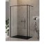 New Trendy New Modus Black Ścianka prysznicowa do kabiny Walk-in 140x200 cm z powłoką Active Shield profile czarne szkło przezroczyste EXK-0270 - zdjęcie 1