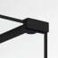 New Trendy New Modus Black Ścianka prysznicowa do kabiny Walk-in 80x200 cm z powłoką Active Shield profile czarne szkło przezroczyste EXK-5617 - zdjęcie 5