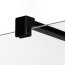New Trendy New Soleo Black Kabina Walk-in 60x195 cm profile czarne szkło przezroczyste K-0775 - zdjęcie 2