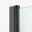 New Trendy New Soleo Black Parawan nawannowy 100x140 cm prawy profile czarne szkło przezroczyste Active Shield P-0042 - zdjęcie 6