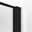 New Trendy New Soleo Black Parawan nawannowy 100x140 cm profile czarny mat szkło przezroczyste P-0097-WP - zdjęcie 4