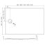 New Trendy Nex Shade Brodzik prostokątny 140x80 cm antracyt B-0511 - zdjęcie 3
