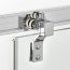 New Trendy Porta Kabina prysznicowa półokrągła 90x90x200 cm z powłoką Active Shield, profile aluminium szkło przezroczyste EXK-1045 - zdjęcie 5