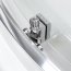 New Trendy Varia Kabina prysznicowa półokrągła 80x80x185 cm, profile chrom szkło grafit K-0187 - zdjęcie 5