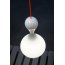 Next Blubb Opal/Opal Lampa wisząca 41x22 cm IP30, kabel srebrny, oprawa biała, klosz opal 1020-20-0141 - zdjęcie 1