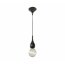 Next Blubb Mini Black Lampa wisząca 15,5x6,5 cm IP30, kabel czerwony, czarna 1020-90-5531 - zdjęcie 1