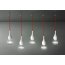 Next Blubb Mini Black Lampa wisząca 15,5x6,5 cm IP30, kabel czerwony, oprawa czarna 1020-91-5531 - zdjęcie 4