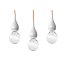 Next Blubb Mini Opal Lampa wisząca 15,5x6,5 cm IP30, kabel srebrny, opal 1020-90-1141 - zdjęcie 2