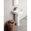 Niu Ceramica Ginger Umywalka wisząca 60x49,5 cm biała GIN-LA60-BL - zdjęcie 1