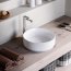 Niu Ceramica Vanilla Umywalka nablatowa 36 cm biała VAN-LAA36-BL - zdjęcie 1
