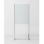 Novellini BeSafe Wall V1 Ekran ochronny wolnostojący 80x198,8 cm profile białe szkło satynowe BSAFEV1T80-4A - zdjęcie 1