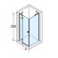 Novellini Brera Lite Ścianka stała do drzwi prysznicowych 80x200 cm szkło przezroczyste profile chrom BRLTF80-1K - zdjęcie 3