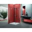 Novellini Brera Lite Drzwi uchylne prawe 75x200 cm profile chrom szkło przezroczyste BRLTA75LD-1K - zdjęcie 2