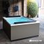 Novellini Divina Outdoor Basic Wanna zewnętrzna z hydromasażem 190x140 cm Cromolight + audio Bluetooth + panele Oxid + osłona termiczna DO519014O6-A0K + PANV2F2LDIVDO-P3 + DOTHCO - zdjęcie 2