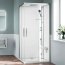 Novellini Glax 1 2.0 2P Sauna parowa 120x90x217 cm wersja lewa profile srebrne szkło przezroczyste G212P299ST5-1BB - zdjęcie 1