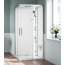 Novellini Glax Black 1 2.0 A Sauna parowa 100x100x210 cm profile czarne szkło przezroczyste G21A100T5-1HH - zdjęcie 1