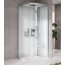 Novellini Glax 2 2.0 R Hydro Plus Kabina parowa 100x100x217 cm profile srebrne szkło przezroczyste G22R109M1-1BB - zdjęcie 1