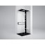 Novellini Glax Black 2 2.0 A Hydro Kabina parowa 100x70x217 cm wersja prawa profile czarne szkło przezroczyste G22A197DT1-1HU - zdjęcie 8