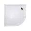 Novellini Granito R Brodzik półokrąły 100x100x3 cm konglomeratowy, biały GRQ1003-32 - zdjęcie 1