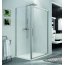 Novellini Kuadra Black 2.0 F Ścianka prysznicowa 119-121x200 cm szkło przezroczyste profile czarne K2F119-1H - zdjęcie 1