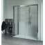 Novellini Kuadra 2P Drzwi prysznicowe przesuwne z polem stałym 102-108x200 cm prawe szkło przezroczyste profile chrom KUAD2P102D-1K - zdjęcie 1