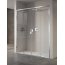 Novellini Opera Black 2A Drzwi prysznicowe przesuwne wnękowe 117-121x200 cm szkło przezroczyste, profile czarne OPE2A117-1H - zdjęcie 1
