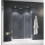 Novellini Young G+F In Line Drzwi wahadłowe wnękowe 138-142x200 cm profile srebrne szkło przezroczyste Y2GFL137-1B - zdjęcie 1