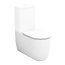 Olympia Ceramica Milady Toaleta WC stojąca 64x36 cm bez kołnierza biała MIL130301 - zdjęcie 1