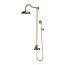Omnires Armance Zestaw prysznicowy ścienny termostatyczny z deszczownicą złoty AM5244/6GL - zdjęcie 1