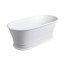Omnires Classica M+ Wanna wolnostojąca 160x79 cm biały mat CLASSICAWWBM - zdjęcie 1
